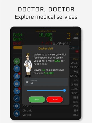 Dope Wars (Weed Edition) Lite screenshot