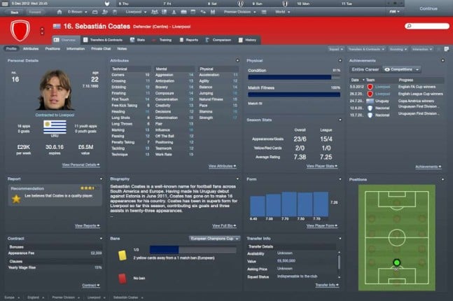 Football Manager 2012 screenshot