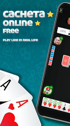 Cacheta Gin Rummy Online screenshot