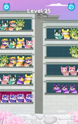 Cat Sort Color: Classic Puzzle screenshot