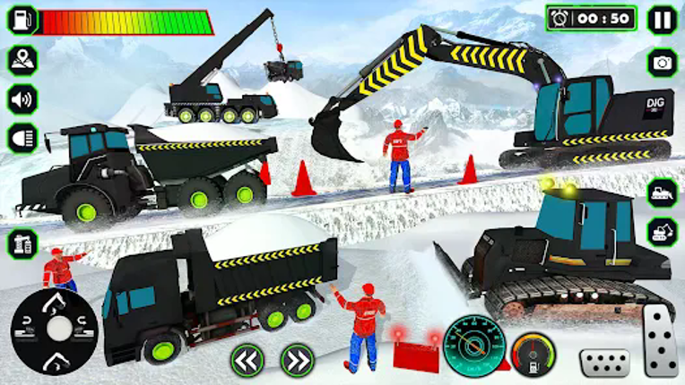 Snow Excavator Simulator Game Image