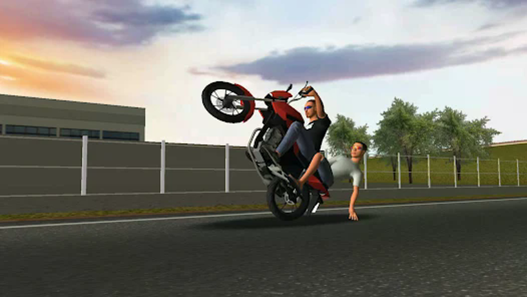Moto Wheelie 3D Image