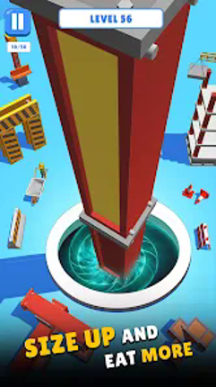 Whole in Hole: Black Hole Game screenshot