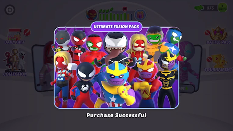 Stick Hero: Comic Superhero Image