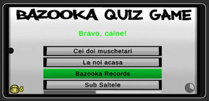Bazooka Quiz Game Image