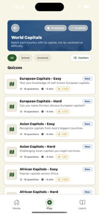 Geography Games &amp; Flag Quizzes screenshot