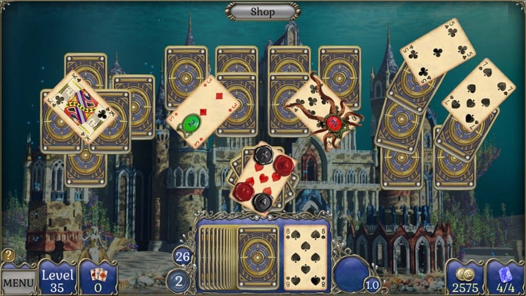 Jewel Match Atlantis Solitaire 5: Collector's Edition screenshot