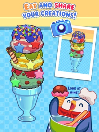My Ice Cream Maker - Create, Decorate and Eat Sweet Frozen Desserts screenshot