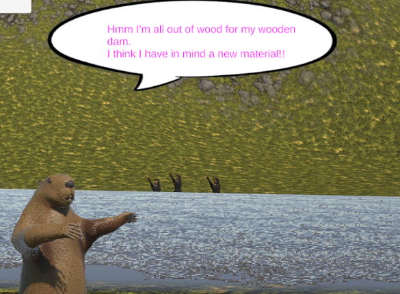 Put all the humans in the river Image