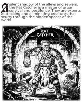 Rat-Catcher Class for Shadowdark rpg Image