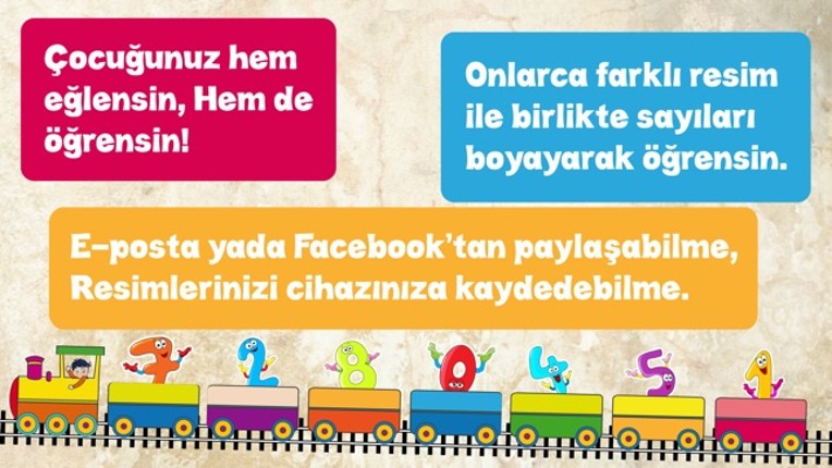 Sayılar Boyama Kitabı - Minik Bilge Sayıları Boyayarak Öğreniyor screenshot