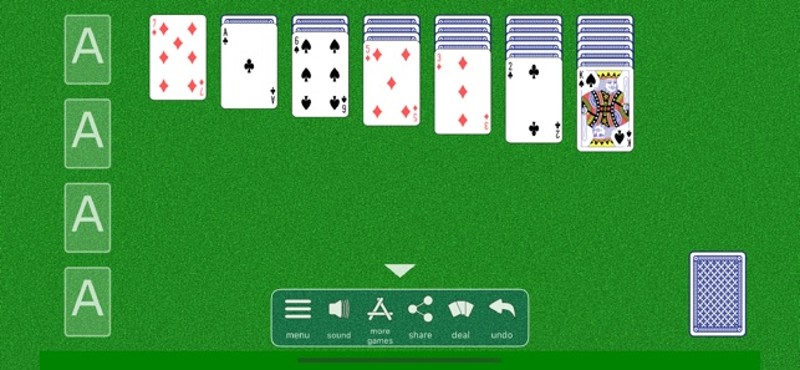 Solitaire Card Game. Image