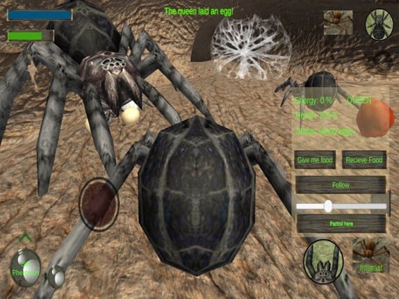 Spider Colony Simulator screenshot