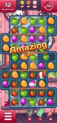 Agnes' Fruits Match-3 Puzzle screenshot