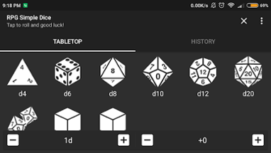 RPG Simple Dice Image