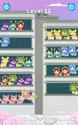 Cat Sort Color: Classic Puzzle screenshot