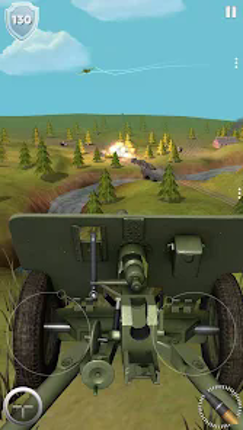 Artillery Guns Destroy Tanks Image