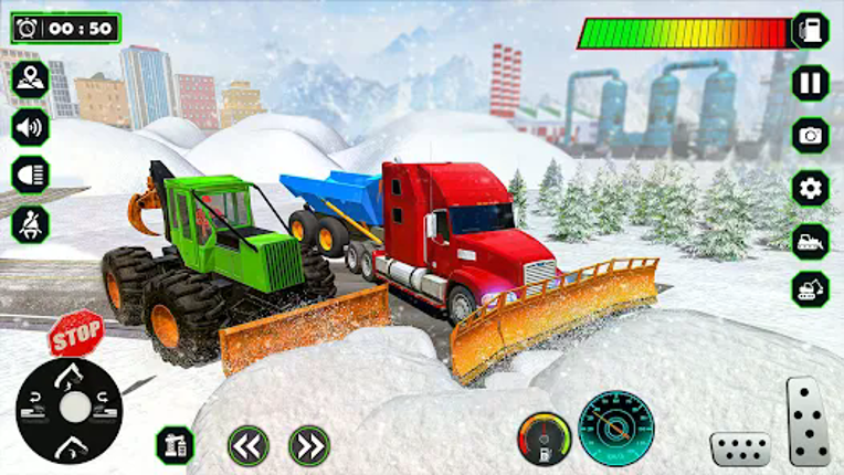 Snow Excavator Simulator Game screenshot