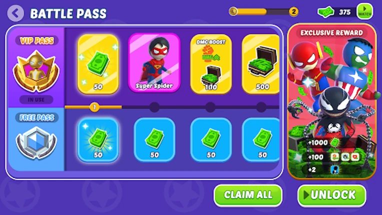 Stick Hero: Comic Superhero screenshot