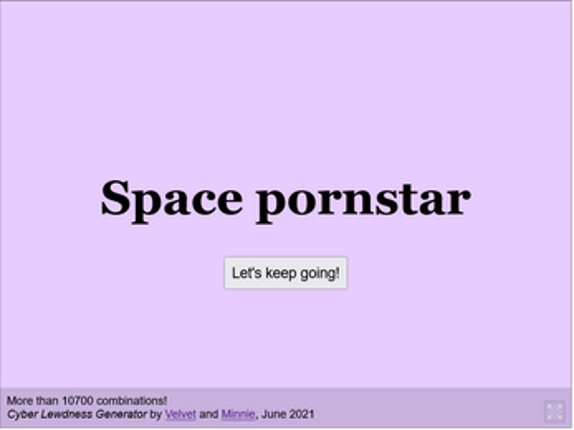 Cyber Lewdness Generator Image