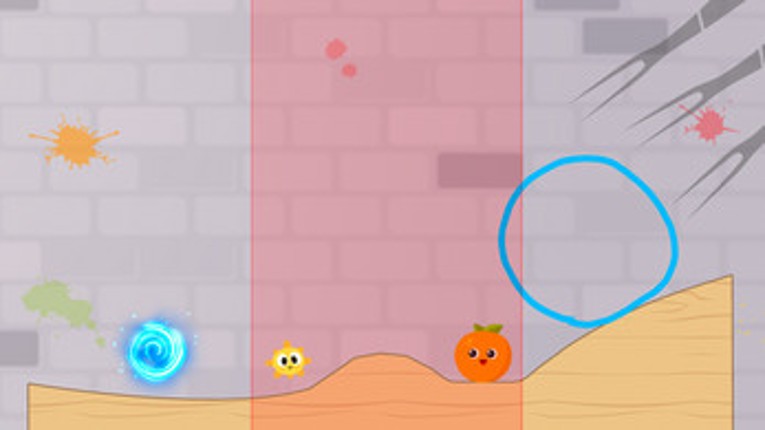 Fruit Escape: Draw Line screenshot