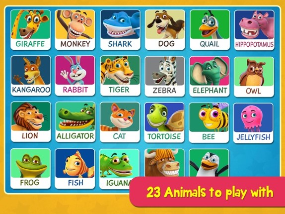 Gigglymals - Funny Interactive Animals for iPad screenshot