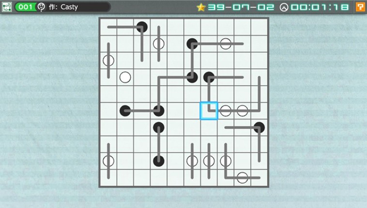 Nikoli no Puzzle V: Masyu screenshot