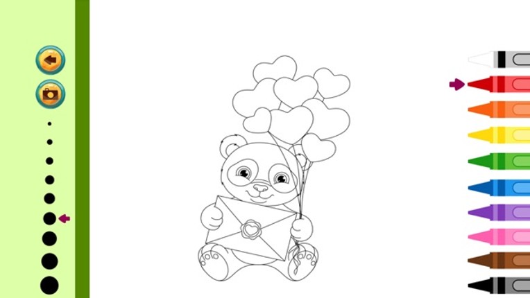 Panda Coloring Book - Painting Game for Kids screenshot