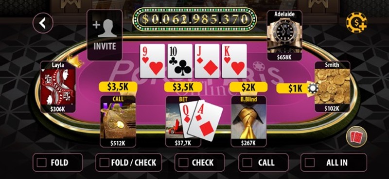 Poker Paris - danh bai offline screenshot