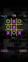 Tic Tac Toe Neon Game Image