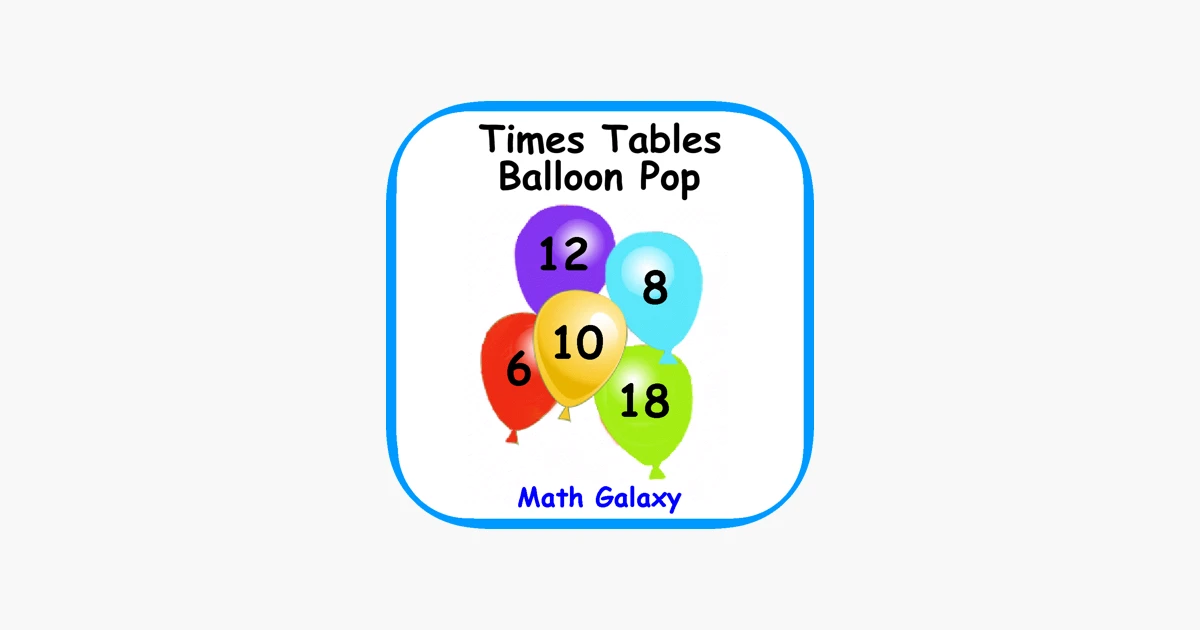 Games like Times Tables Balloon Pop