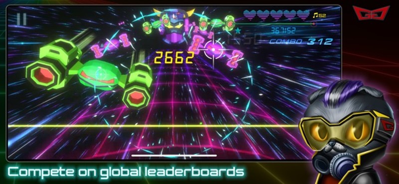 Galactigun: Rhythm Blaster screenshot