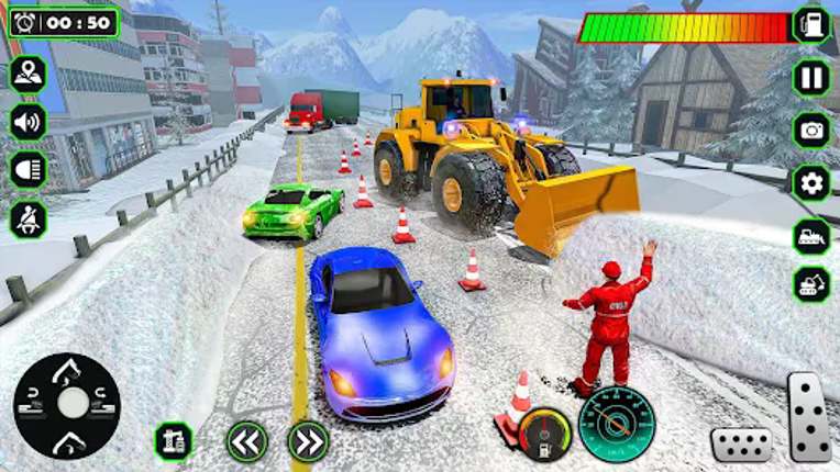 Snow Excavator Simulator Game Image