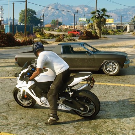 Highway Bike Traffic Racer 3D Image