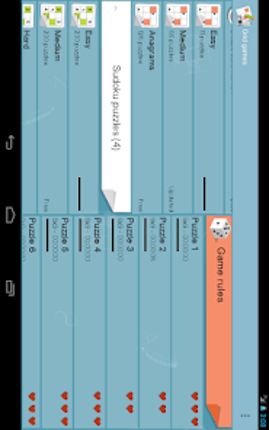 Grid games (crossword & sudoku screenshot