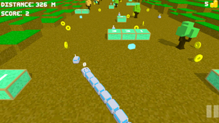 Blocky Snake Image