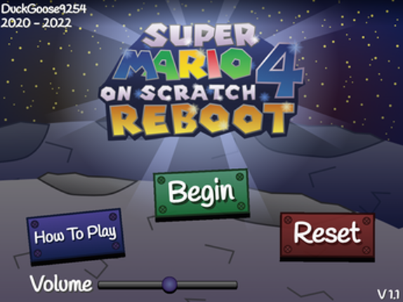 Super Mario on Scratch 4 Reboot - HTML Port Image