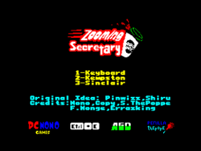 ZOOMING SECRETARY ZX Spectrum 48/128k Image