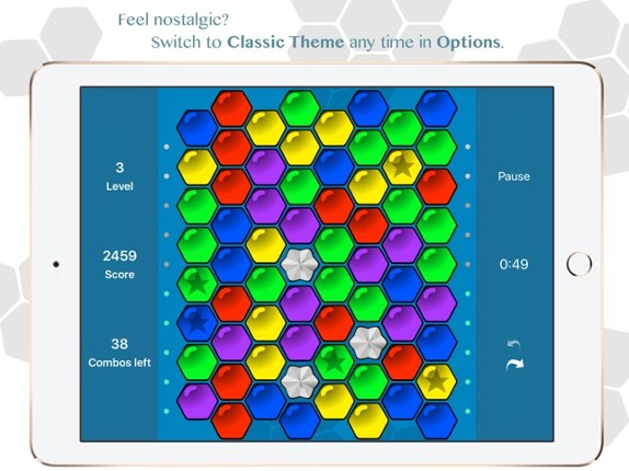 Hexic free - the original game screenshot