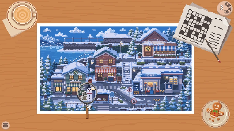 Hidden Raccoons in Winter Image