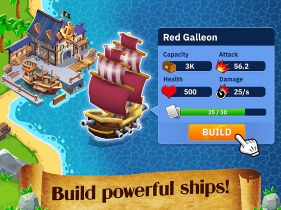 Idle Pirate Tycoon: Gold Sea screenshot