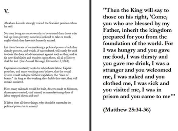 Little Sermons in Socialism by Abraham Lincoln Image