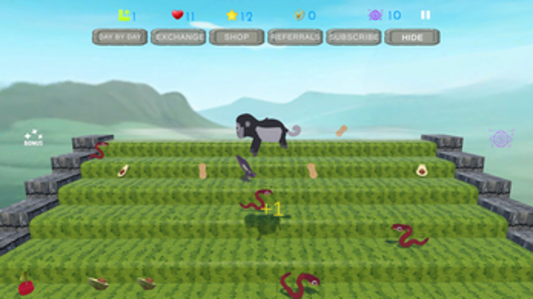 Potemkin Monkey on stairs online screenshot