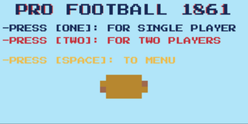 Pro Football 1861 Image