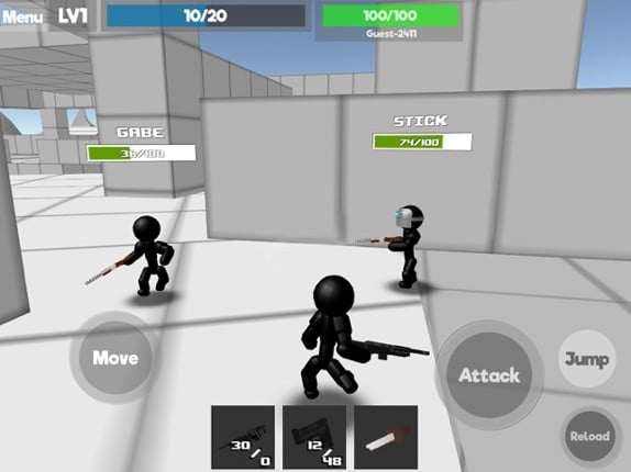 Stickman Unknown Battlegrounds screenshot