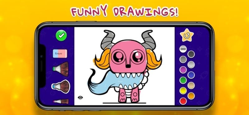 Coloring Your Monsters screenshot