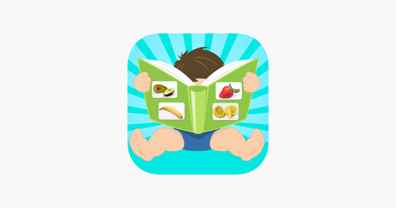 Fruits and vegetables flashcards quiz and matching game for toddlers and kids in English Image