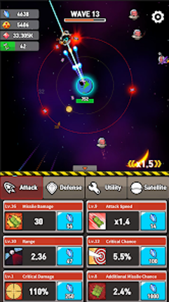 Earth Defense : Idle RPG screenshot