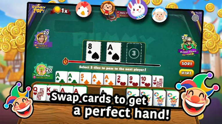 Rummy Pop! Lami Mahjong screenshot