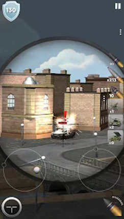 Artillery Guns Destroy Tanks screenshot